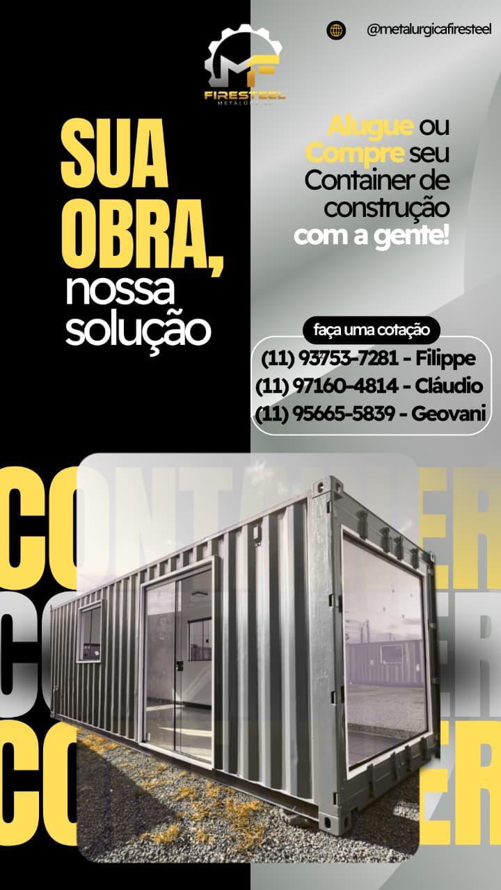 Folder containers de construção